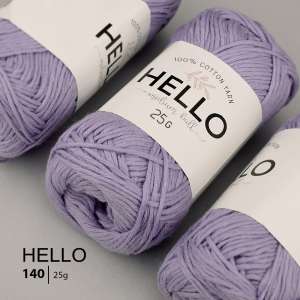 Пряжа HELLO Cotton 140 (25 грамм)